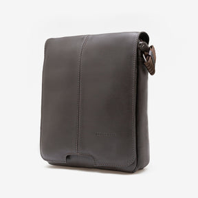Bolsa Tiracolo Em Couro Café