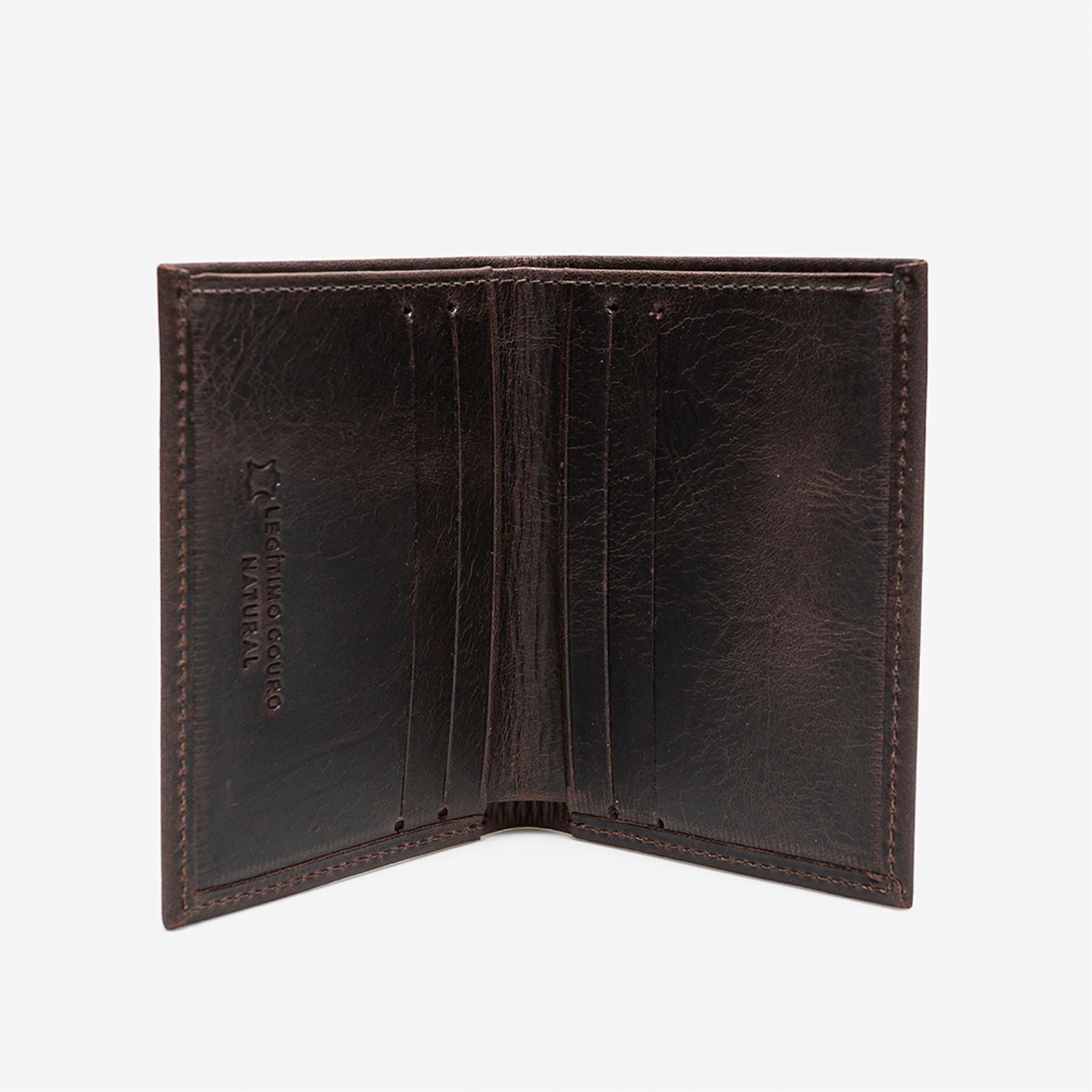 Carteira Metropolitan Em Couro Café