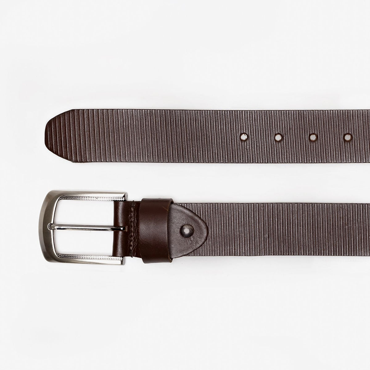 Cinto Largo Denim Marrom