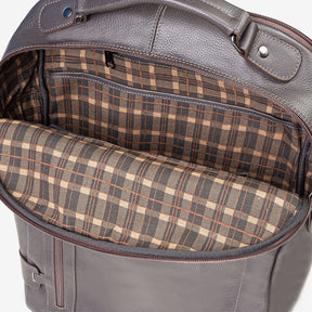 Mochila Em Couro Café